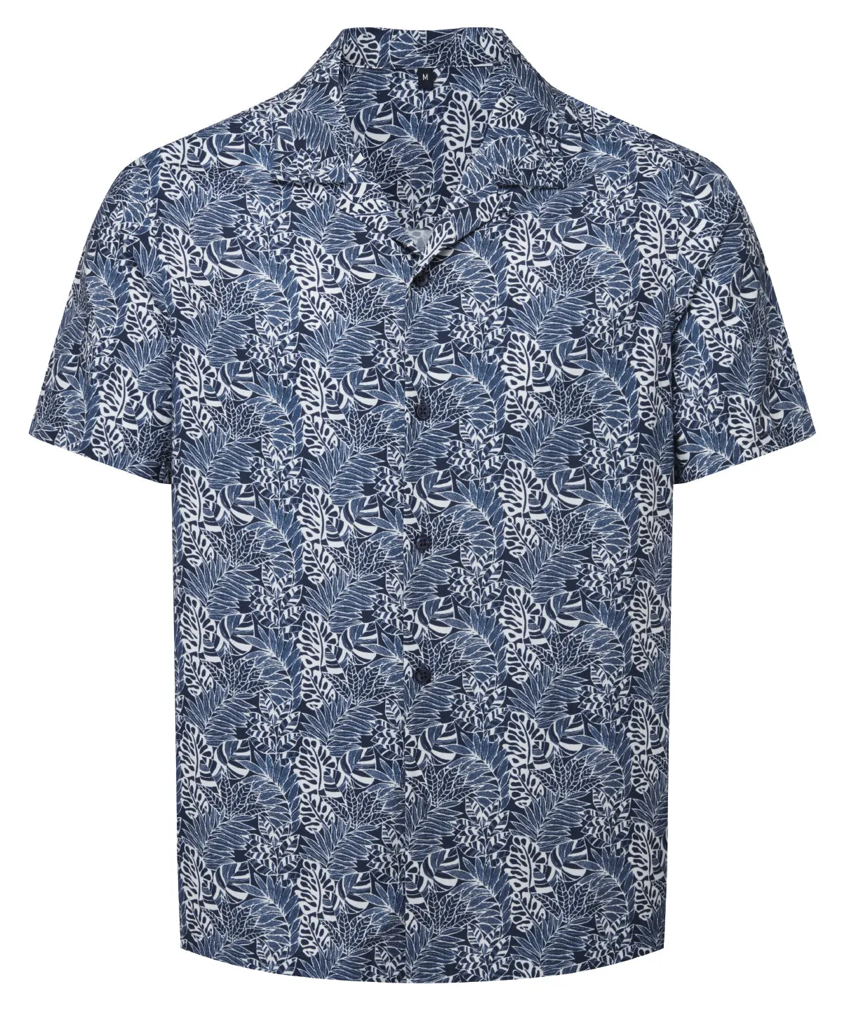 White/Navy Leaf - Men's shirt